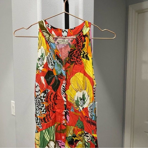 AldoMartins Burge Floral Midi Dress Ladies 6 Tropical Resortwear Travel Vacation - Picture 3 of 8
